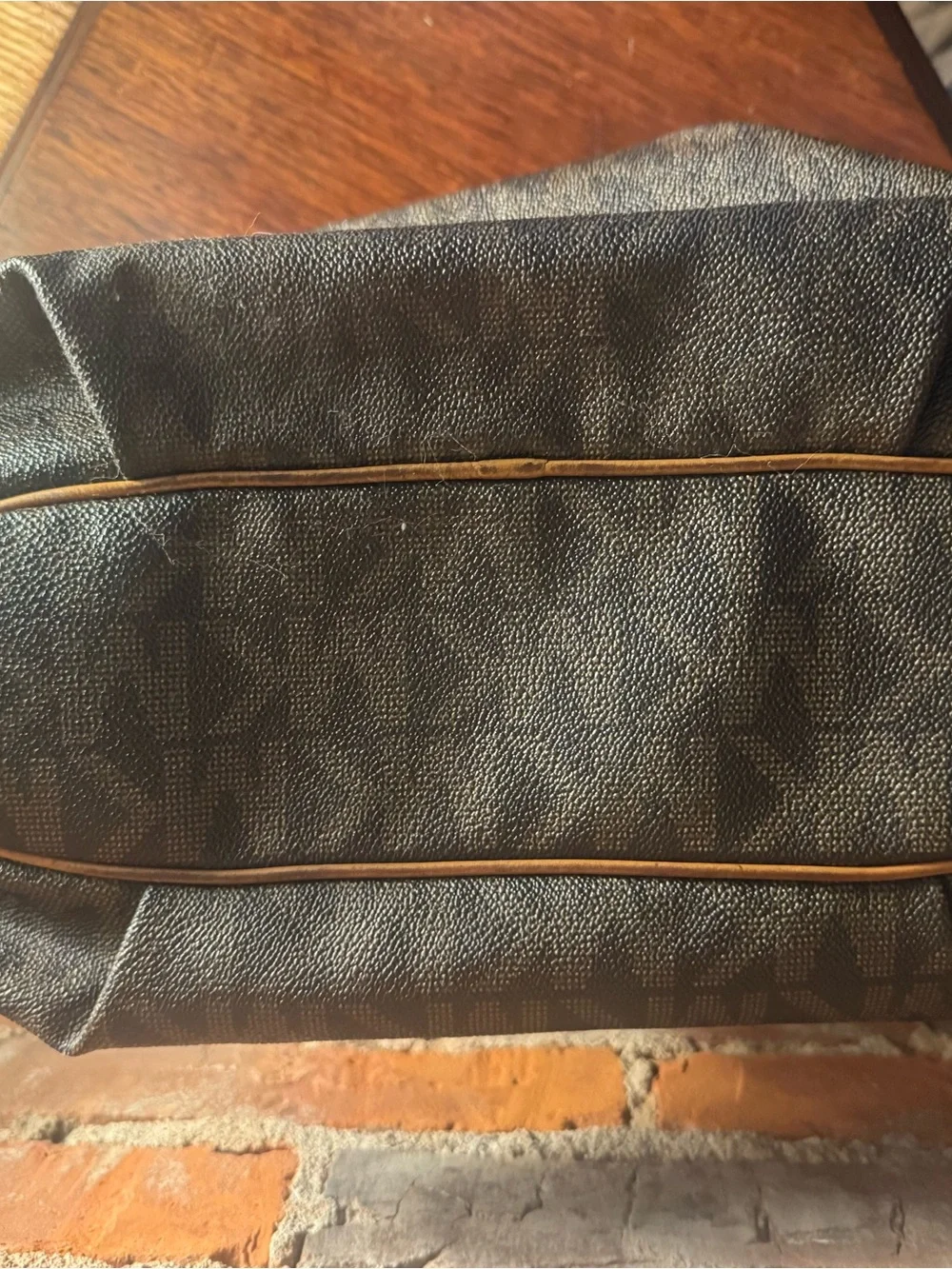Michael Kors Marina MK Logo Drawstring Tote